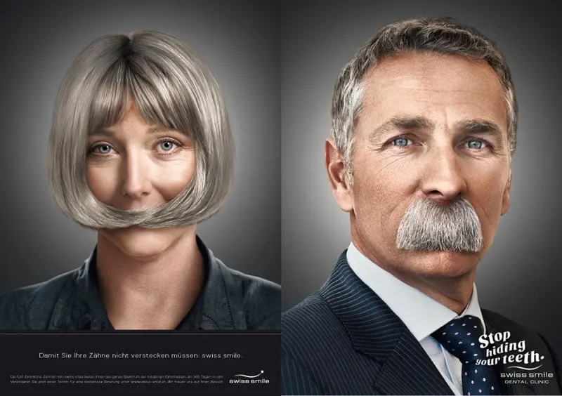 Le 10 campagne pubblicitarie dentali più originali